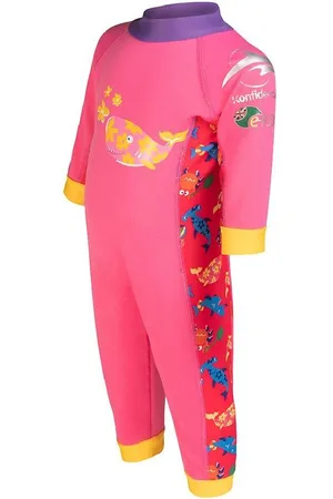 Konfidence Badeheldragt - UV50+ - Pink/Yellow Joni