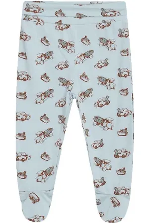 Hust and Claire Leggings m. Fod - Lani - BlÃ¥ m. Print