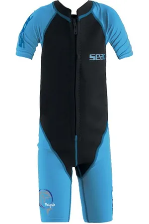 SEAC Badeheldragt - Dolphin Shorty Boy 1,5 mm - Neopren - Sort/B