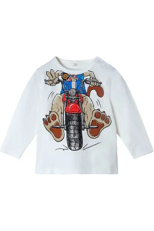 Stella McCartney Bluse - Funny MotorDog - Hvid