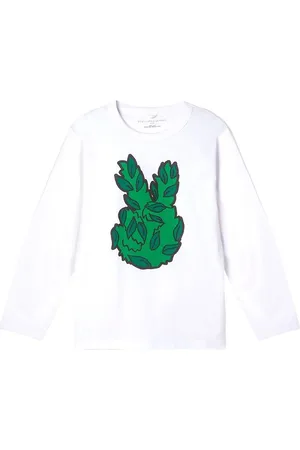 Stella McCartney Bluse - Peace Leaf - Hvid