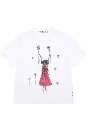 Marni T-shirt - Hvid m. Print