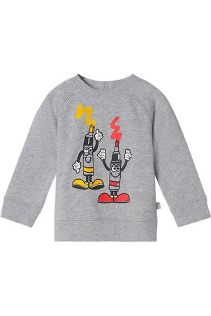 Stella McCartney Sweatshirt - Painting Tubes - GrÃ¥meleret