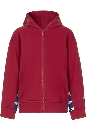 Emporio Armani Cardigan - RÃ¸d m. BlÃ¥