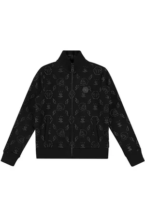 Philipp Plein Cardigan - Monogram - Sort m. Print