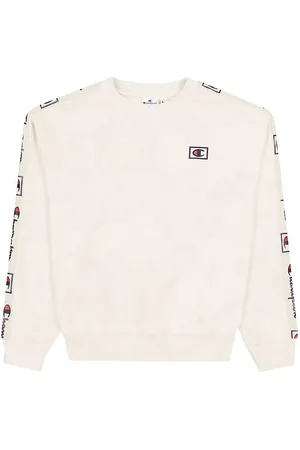 Champion Fashion Sweatshirt - Hvid/GrÃ¥ m. Logo