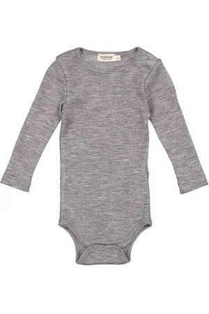 Marmar Copenhagen Body l/Ã¦ - Uld - Bense - Grey Melange