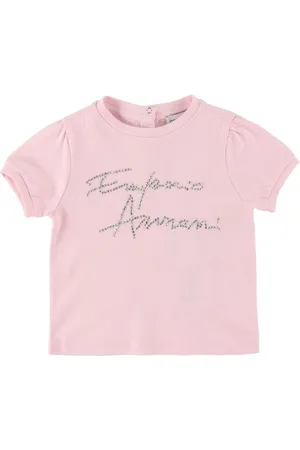 Emporio Armani T-Shirt - Rosa m. SÃ¸lv/Similisten