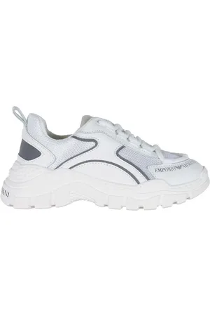 Emporio Armani Sko - Bianco/Silver