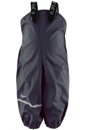 CeLaVi Regnbukser m. Seler - PU - Navy