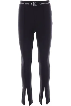 Calvin Klein Bukser - Punto Tape Slit - Sort
