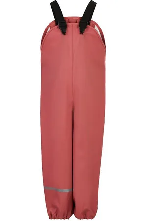 CeLaVi Regnbukser m. Seler - Recycled PU - Dusty Ceder