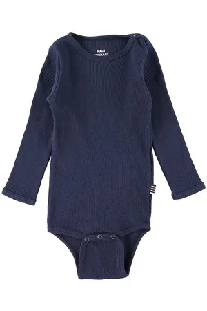 Mads Norgaard Body l/Ã¦ - Rib - Navy