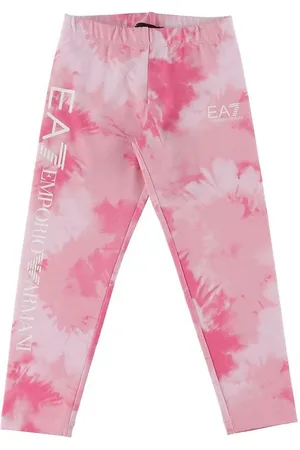 EA7 Leggings - 3/4 - Fancy Fuchsia m. Hvid
