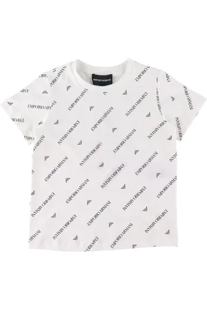 Emporio Armani T-Shirt - Hvid m. Tekst