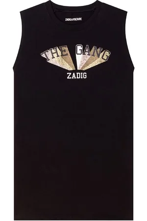Zadig & Voltaire Kjole - Happy - Sort m. Glimmer