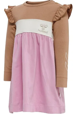Hummel Kjole - hmlJamila - Rosa/Brun/Hvid