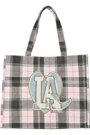 LALA BERLIN Shopper - Cali - Check Pink Blush