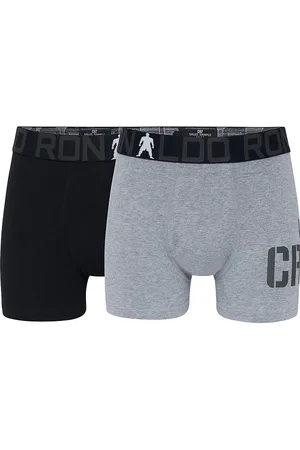 JBS Ronaldo boxershorts - 2-pak - Bambus - GrÃ¥/Sort