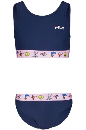 Fila Bikini - Lsben - Medieval Blue m. Looney Tunes