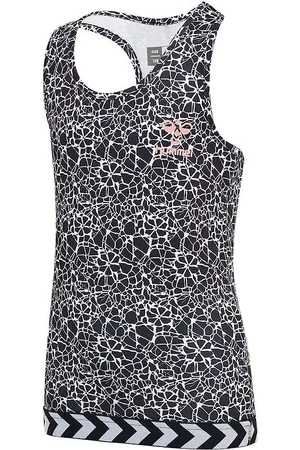 Hummel Top - hmlNanna - Sort/Hvid