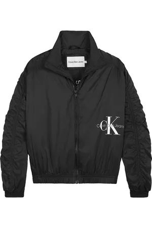 Calvin Klein Sommerjakke - Monogram Off Placed - CK Black