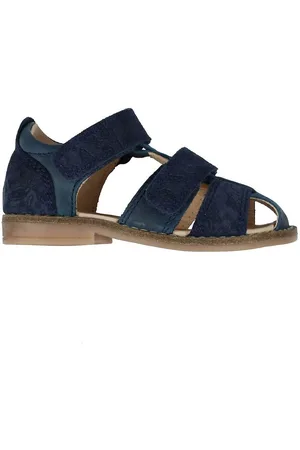 WHEAT Sandaler - Macey - Navy m. MÃ¸nster