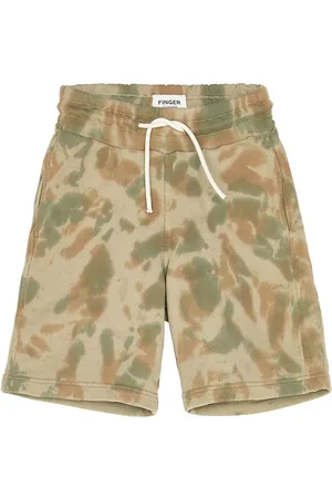 Finger in the Nose Sweatshorts - Dunk - Khaki Tie & Dye