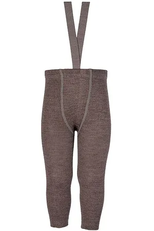 CONDOR Leggings m. Seler - Uld/Akryl - Trunk