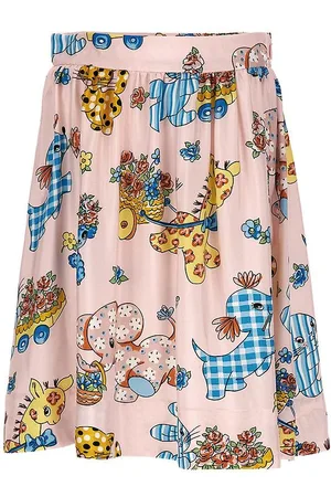 Moschino Nederdel - Rosa m. Print