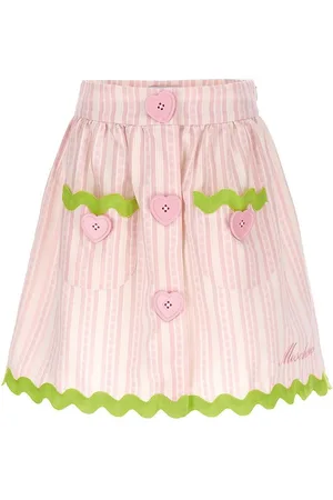 Moschino Nederdel - Rosastribet/NeongrÃ¸n