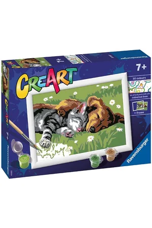 Ravensburger CreArt MalesÃ¦t - Sleeping Cats And Dogs