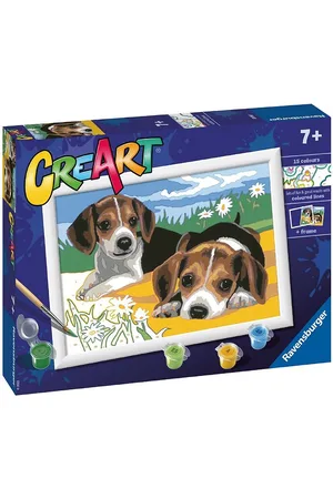 Ravensburger CreArt MalesÃ¦t - Jack Russel Puppy