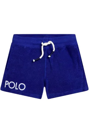 Ralph Lauren Shorts - FrottÃ© - Lighthouse - BlÃ¥ m. Polo