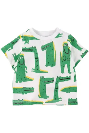 Stella McCartney T-shirt - Hvid m. Krokodiller