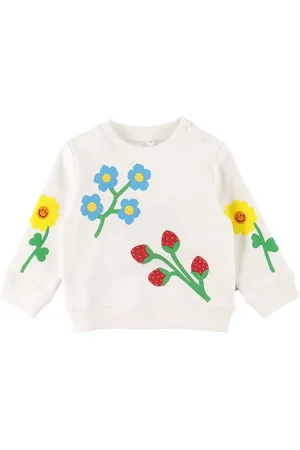 Stella McCartney Sweatshirt - Hvid m. Blomster
