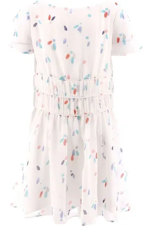 Emporio Armani Kjole - Hvid m. Print