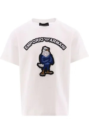 Emporio Armani T-shirt - Hvid m. Ãrn