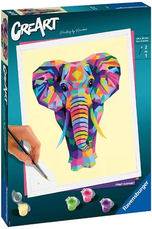 Ravensburger CreArt MalesÃ¦t - Funky Elephant