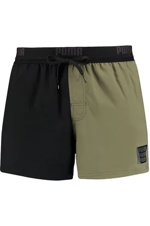 PUMA Badeshorts - Moss Green Combo