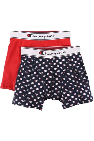 Champion Fashion Boxershorts - 2-pak - RÃ¸d/Navy m. Logoer