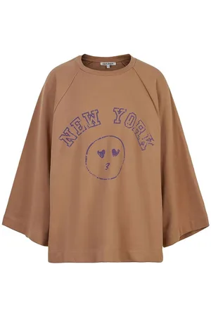 Cost:Bart Sweatshirt - CBSol - Oversize - Tigers Eye m. Lilla