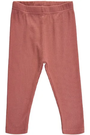 Soft Gallery Leggings - Rib - SGBaby Paula - Brick Dust