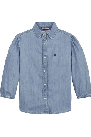 Tommy Hilfiger Skjorte - Light Blue Cloth