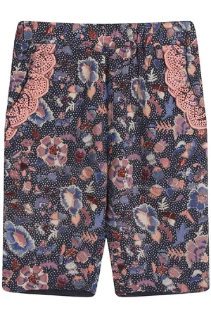 Noa Noa Bukser - Print Blue