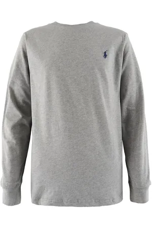 Ralph Lauren Bluse - Core Replen - GrÃ¥meleret