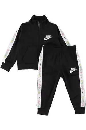 Nike TrÃ¦ningssÃ¦t - Cardigan/Bukser - Taping - Sort