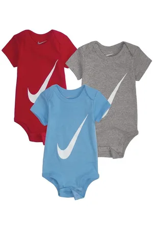 Nike Bodyer k/Ã¦ - Swoosh - 3-Pak - RÃ¸d/BlÃ¥/GrÃ¥
