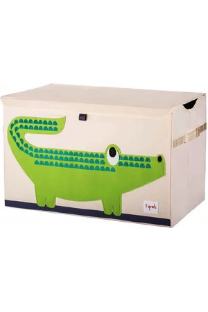 3 sprouts Opbevaringskasse - 38x61x37 - Krokodille