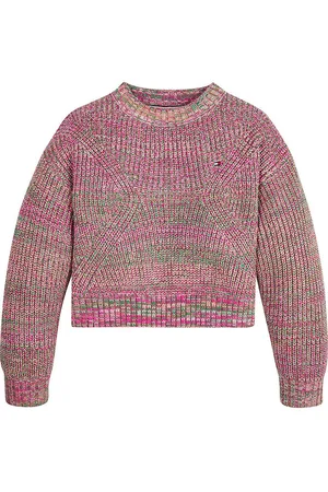 Tommy Hilfiger Bluse - Strik - Chunky Melange - Beige/Multi